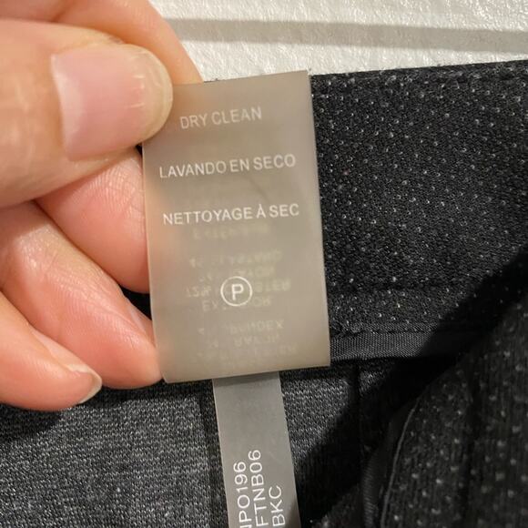 Calvin Klein Black Textured Slacks Sz 10 - Picture 6 of 10